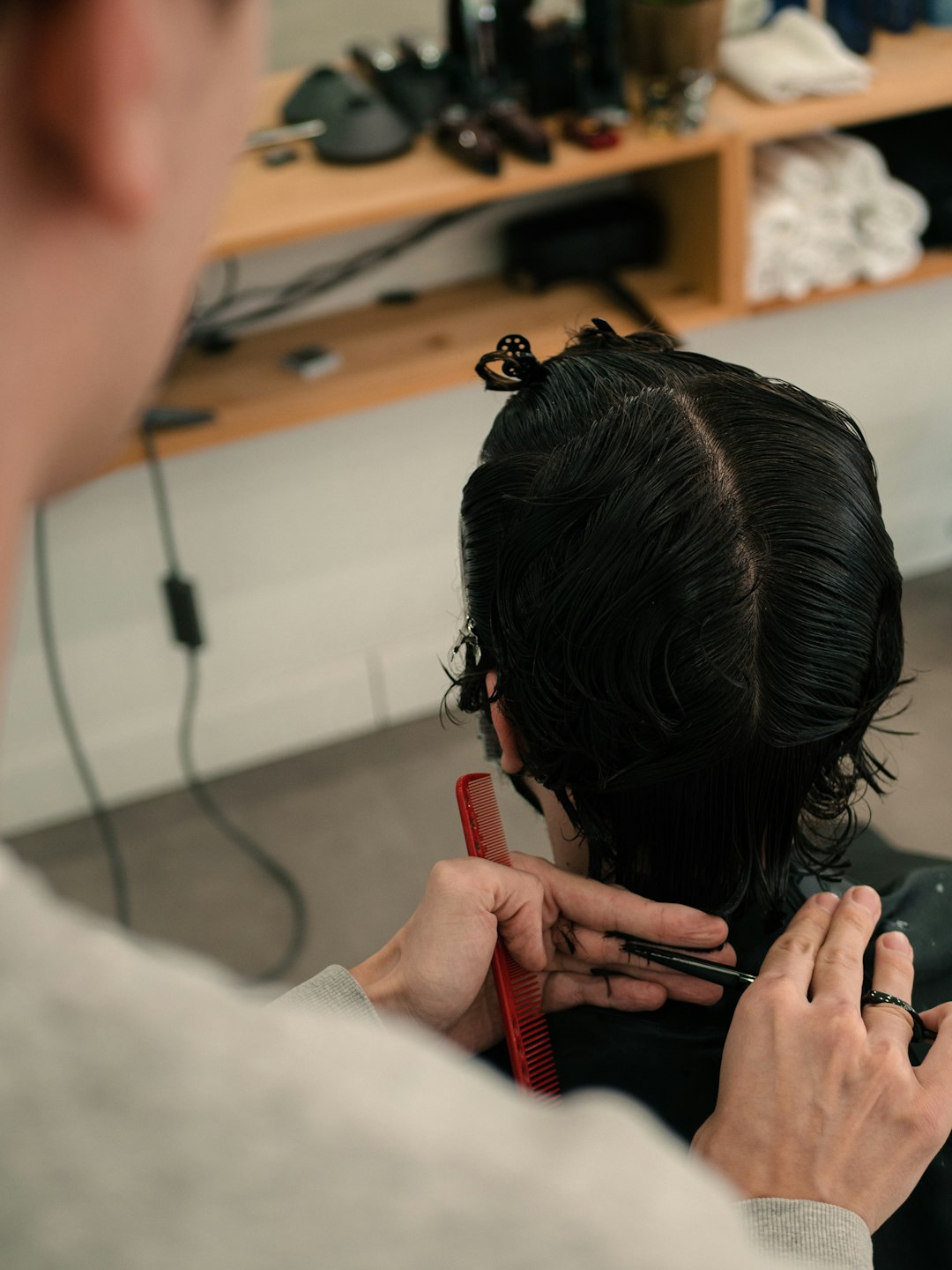Stylist at work